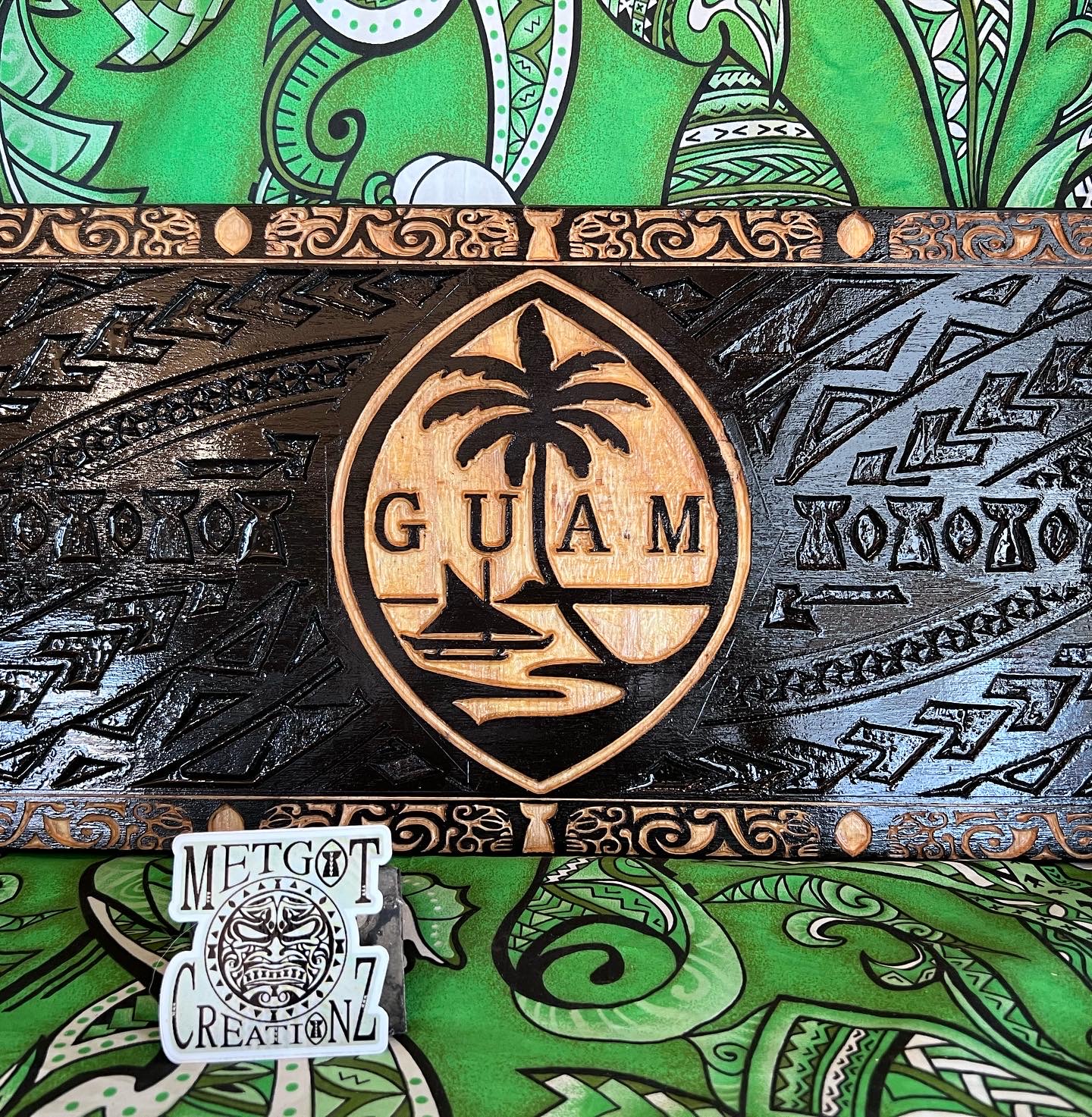 Metgot style Guam flag